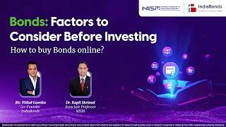 Factors to Consider Before Investing - NISM x IndiaBonds