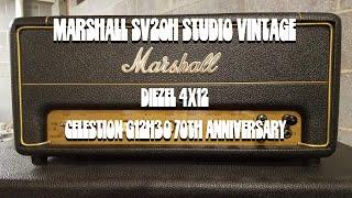 Marshall SV20H Studio Vintage - 4x12 Celestion 70th Anniversary