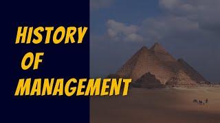 History of Management