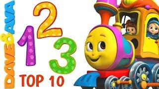  Learn Numbers and Counting 1 to 10 | Nursery Rhymes Collection from Dave and Ava 