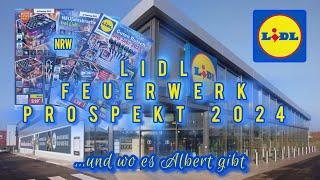 LIDL Feuerwerk Prospekt 2024/25 NRW. Wo ist ALBERT?