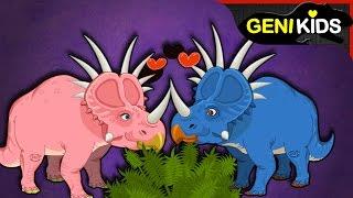 Styracosaurus Looking for a Mate | Dinosaurs short movie for children Genikids