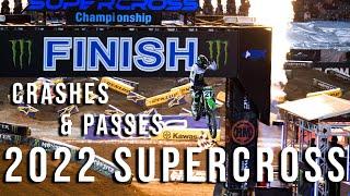 This is 2022 SUPERCROSS | Some CRASHES & ACTIONS