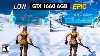 Fortnite GTX 1660 Super 6GB All Settings Chapter 4