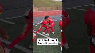 Lil rt first day of football practice #atlanta #football #lilrt #fyp #explore #bts