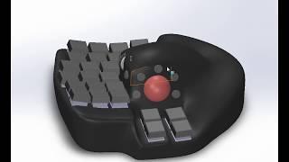 KeyMouse Track Design Concept / Trackball Version of KeyMouse