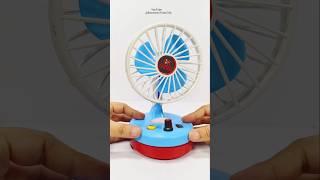 Mini fan with DC motor / Making Rechargeable table fan / How to make Mini fan / DC motor Life Hacks