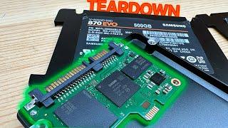 SAMSUNG 850 PRO 512GB vs 870 EVO 500GB - Teardown