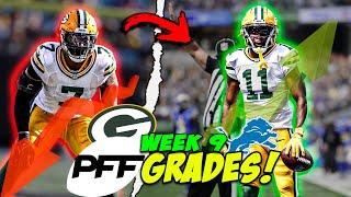 Reacting to Packers PFF Grades in the Loss vs The Lions!!