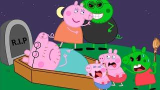 Zombie Apocalypse, Please Save George Pig! Zombie Appears at the City | Peppa Pig Funny Animation