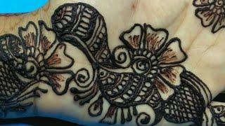 Gorgeous Arabic mehandi design for front hand|| beautiful mehandi design