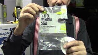 Stop Drafty Door With V-Seal - Easy and Good