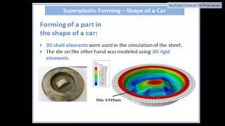 ABAQUS Tutorial - Superplastic Forming a Car-shaped component