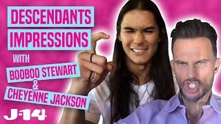 Descendants Stars Booboo Stewart and Cheyenne Jackson Play Descendants Impressions