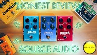 Honest Review: SOURCE AUDIO ONE SERIES MOD. PEDALS (Lunar Phaser, Mercury Flanger, Gemini Chorus)