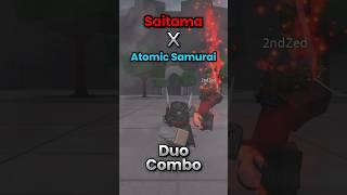 Saitama X Atomic Samurai Combo || The Strongest Battleground #strongestbattlegrounds #roblox #pvp