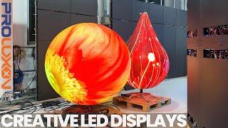 When You Meet Those Creative Shapes LED Displays, What It Will Be? To Be More Beautiful-PROLUXON!