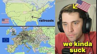American reacts to Why Europe Is Insanely Well Designed