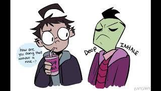 Language irken Zadr (Zim and Dib romence) Invader Zim comic *SUBTITULOS*