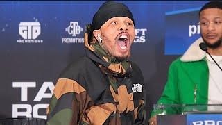 IMA F** HIM UP - Gervonta EXPLODES on Lamont Roach TEAM in HEATED verbal exchange!