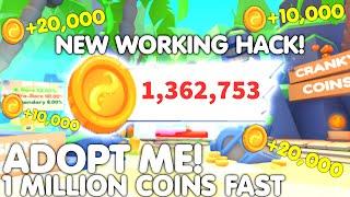 HOW TO GET 1 MILLION CRANKY COINS FAST!(WORKING NEW TRICK) OCEAN EVENT ADOPT ME! ROBLOX