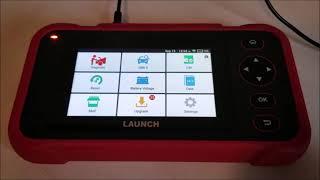 Review Overview Android 7 LAUNCH Creader123i Code OBD2 Scan Tool with ABS and SRS