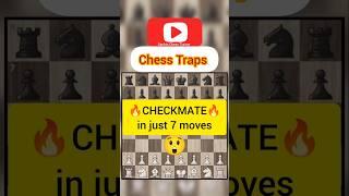  Mate In 7 Moves  King's Gambit Trap #chess #shorts