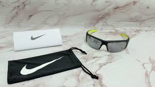 Nike Sunglasses Model-Diverge EV0325 Color-007 Black/Volt/Grey Mirror Lenses