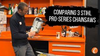 Comparing Professional-Grade Stihl Chainsaws | MS 362 VS 462 VS 400C