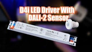 D4i LED Driver works with DALI-2 Sensor_SRPL-2305iN-30CC250-850U & SR-DA9032A-PIR