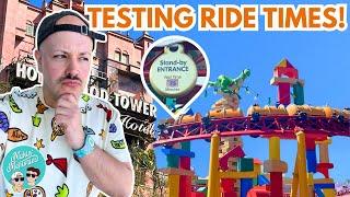 How ACCURATE Are Hollywood Studios Ride Wait Times?! | Disney World Ride Times Challenge 2025