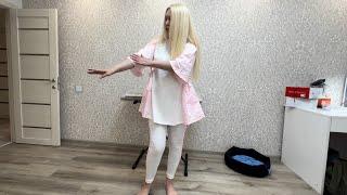 Укоротила тюль//Показываю костюм сшитый своими руками//Свердловская область