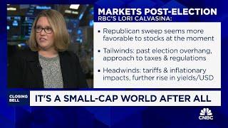 Small cap trade has a little room left to run, says RBC's Lori Calvasina