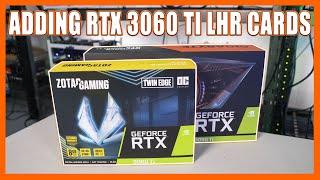 Adding More Nvidia RTX 3060 Ti LHR Graphics Cards to the Mining Bunker!