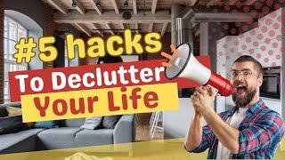 #5 Hacks To Declutter Your Life [2023] #interiordesign #bangalore #elysian #luxuryinteriors #2023