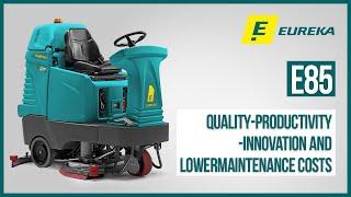 Industrial Scrubber-Dryer Eureka E85 | Ride-On Floor Cleaning Machine