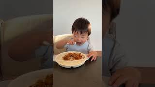 【食事】HARU/もくもく食事　たっぷりバナナジュース　(9.11）【2years 5 month old】