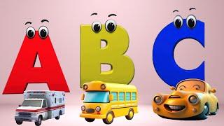 ABC Song Phonics, Transportation Song, ABC Song, Alphabet Educational Song A to Z for kids