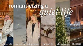 romanticizing a quiet life | a few realistic days at home