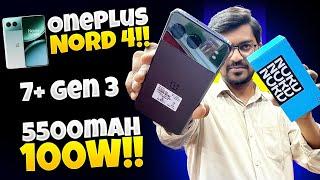 OnePlus Nord 4 Unboxing in Pakistan | Snapdragon 7+ Gen 3 | 5500mAh with 100W Charger | Low PTA Tax