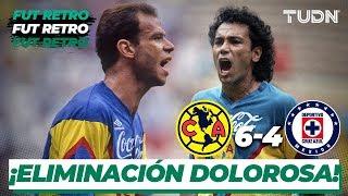 Fut Retro: ¡Lluvia de goles en el clásico joven! | América vs Cruz Azul - Liguilla 92/93 | TUDN