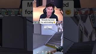 Mooda banned live on stream  #mooda #valorant