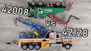 LEGO Tow Truck Comparison | LEGO 42128 vs 42008 | LEGO 42008 vs 42128 | LEGO Compare Tow Trucks