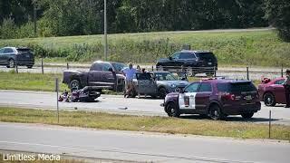 Serious Crash on I-35 in Lakeville Leaves Motorcyclist Critically Injured