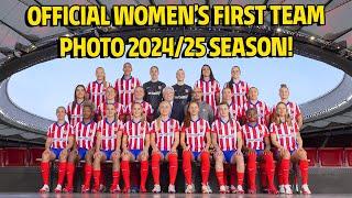 Official Atlético de Madrid Femenino team photo 2024/25 season!