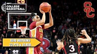 JuJu Watkins scores 23 & USC hands Rutgers WORST LOSS IN SCHOOL HISTORY!  | ESPN College Basketball