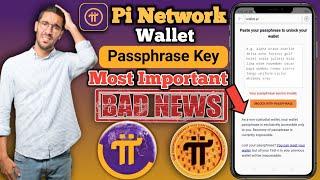 Pi Network pi Browser wallet Bad News Forgotten Passphrase key for pioneers | M Farhan Fayyaz