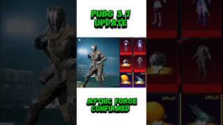 Pubg 3.7 update Mythic forge 