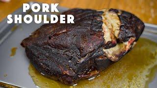 Smoking Pork Shoulders Overnight on a Pellet Grill