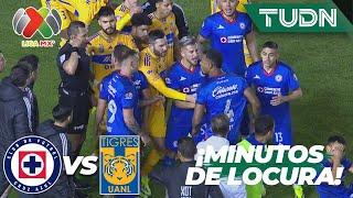 ¡MINUTOS DE LOCURA! Se calentaron los ánimos | Cruz Azul 1-0 Tigres | CL2024 - Liga Mx J7 | TUDN